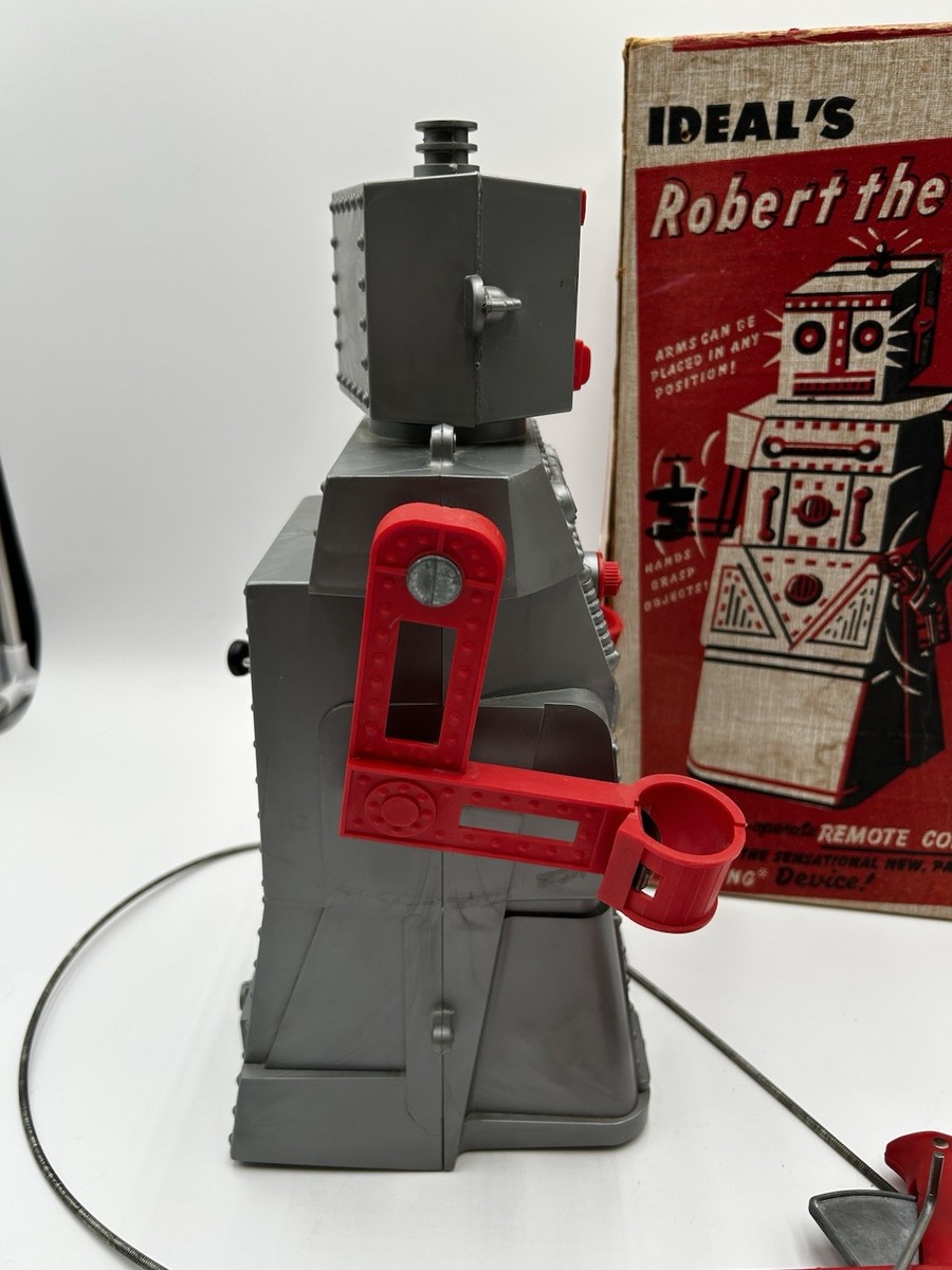 1950's Ideal Robert The Robot - Missing Top Piece - Rusted Bottom