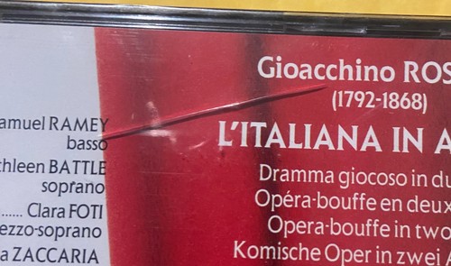 ROSSINI - L'ITALIANA IN ALGERI 2 CD SET NEW SEALED SCIMONE - Picture 4 of 4