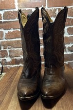 nocona cowboy boots Men’s 11.5 D #2702 rodeo style. Snip toe ,Line dancing vibe 