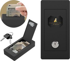 Large Metal Box for Gambler with Waist Bag, Portable Winner Bank Gambling