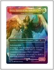 1x Freya, Queen of the Valkyries - Iroas, 2215, Foil, Secret Lair, Magic MTG NM
