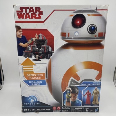 BRAND NEW - Star Wars Force Link BB-8 2-in-1 Mega Playset! Open Box!