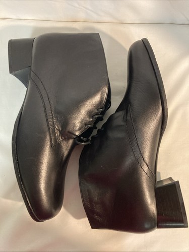 Botas Ros Hommerson para mujer talla 12W cuero negro con cordones al tobillo informales toda temporada - Imagen 2 de 20