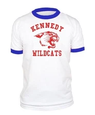 KENNEDY WILDCATS - Unisex Cotton Retro Ringer Style T-Shirt