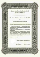 Ahstedt Schellerten Zuckerfabrik 1956 Lehrte Hildesheim 500 DM Rethen Leine Post
