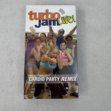Turbo Jam LIVE Cardio Party Remix VHS New Sealed Beachbody Chalene Fast Ship