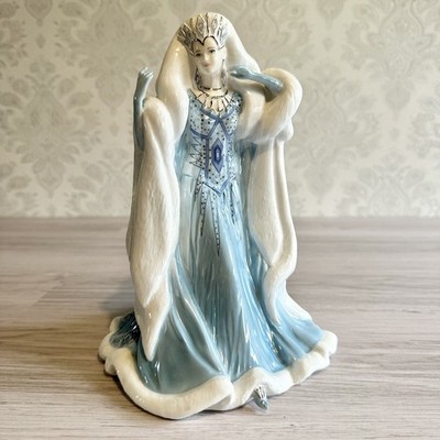 Seltene große Royal Worcester Figur ''Schneekönigin'' 133/7500 wunderschön ohne Säbel