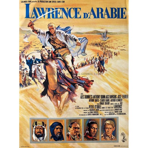 LAWRENCE VON ARABIEN Seltenes ORIGINAL Filmplakat - 39x53 cm - 1962 - O'Toole, Da - Bild 1 von 1