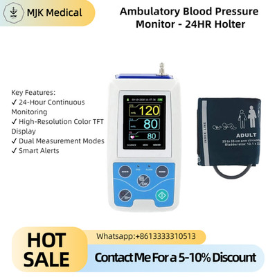 Ambulatory Blood Pressure Monitor - 24HR Holter, PC Software, for Adults