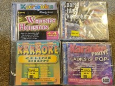 Lot of 4 Karaoke CD G Discs WHITNEY HOUSTON CELINE DION Pop