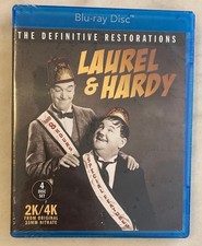 LAUREL AND HARDY THE DEFINITIVE RESTORATIONS (Blu-ray) BRAND NEW AND SEALED