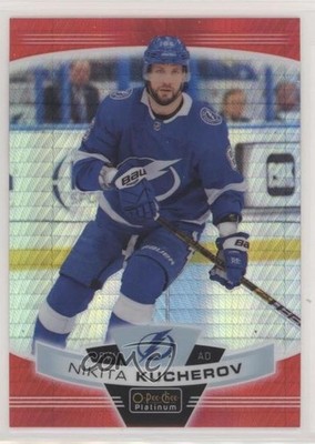 2019-20 O-Pee-Chee Platinum Red Prism 52/199 Nikita Kucherov #100 0f4