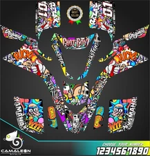 yamaha blaster yfs 200 yfs200 decals graphics stickers full kit atv quad wrap