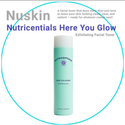 NUSKIN Nutricentials Here You Glow Peeling Gesichtswasser NEU & ORIGINAL