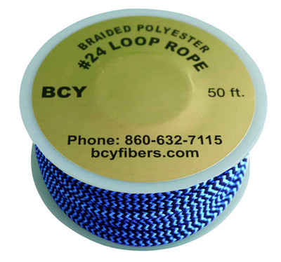 39'' BCY #24 -2-TONE SILVER /BLACK Archery Bowstring BOW RELEASE D LOOP ROPE