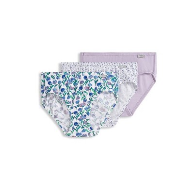 Jockey Women's Plus Size 100% Cotton Elance Bikini - 3 Pack