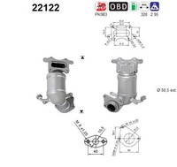 Katalysator FÜR Honda Jazz III (Ge , GG , GP , ZA ) - AS 22122