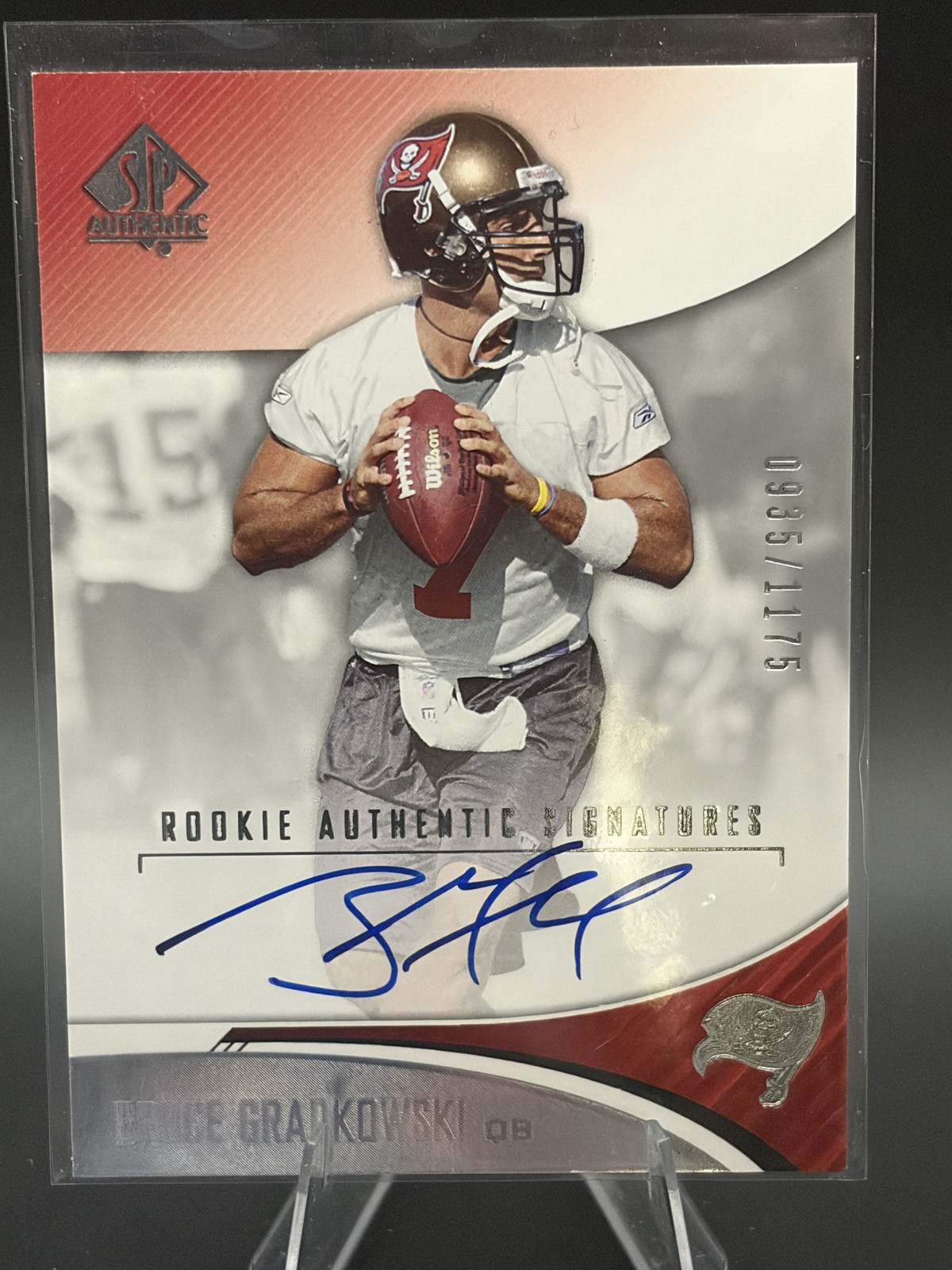 Bruce Gradkowski SP Authentic #188 Autograph