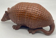 VTG 1991 Red Mill Mfg. Armadillo Handcrafted Folk Art Collectable 6.5 in