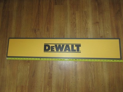 DeWALT Power Tools Werbeschild - 98 cm x 18 cm - Vinylschild
