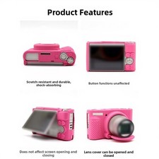 Silicone Protective Sleeve for Canon SX740HS SX730HS For digital Camera