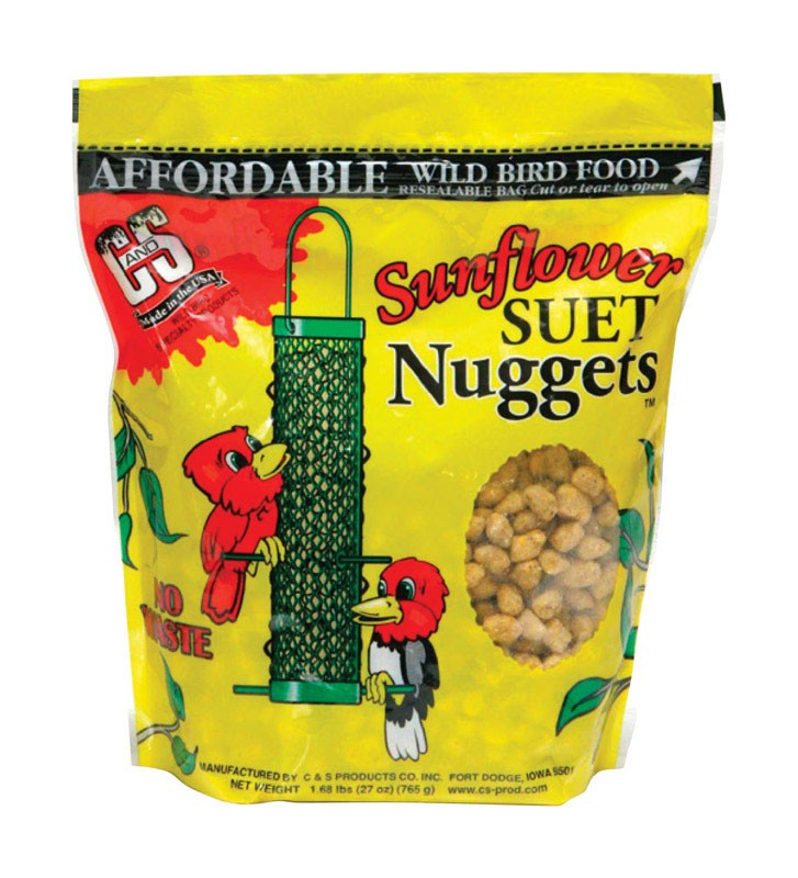 CS Products 06110 Suet Nuggets Sunflower 27 oz.