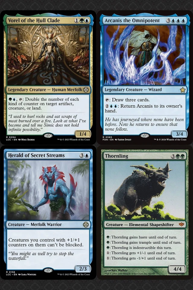 Experiment Kraj Commander Deck Simic Counters MTG Magic Ready-to-Play Control - Image 2 of 4