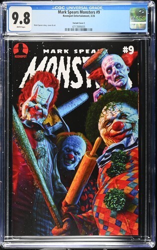 Mark Spears Monsters #8 C Variant CGC 9.8 NM/M Gorgeous Gem Wow