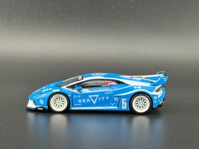 Mini GT LB WORKS Lamborghini Huracán GT GRAVITY Blue #1055 1/64 | eBay