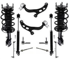Fits Ford Explorer 11-12 Front Wheel Drive Lower Control Arms Tie Rods 12 Pc Kit