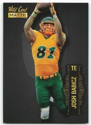 2022 Josh Babicz Wild Card Matte Black Rookie