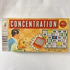 Vintage 1958 Concentration Board Game Milton Bradley - Used