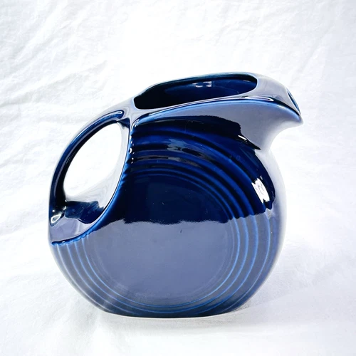 Cobalt Blue Fiestaware Fiesta 2 Quart Disk Water Pitcher HLC Homer Laughlin