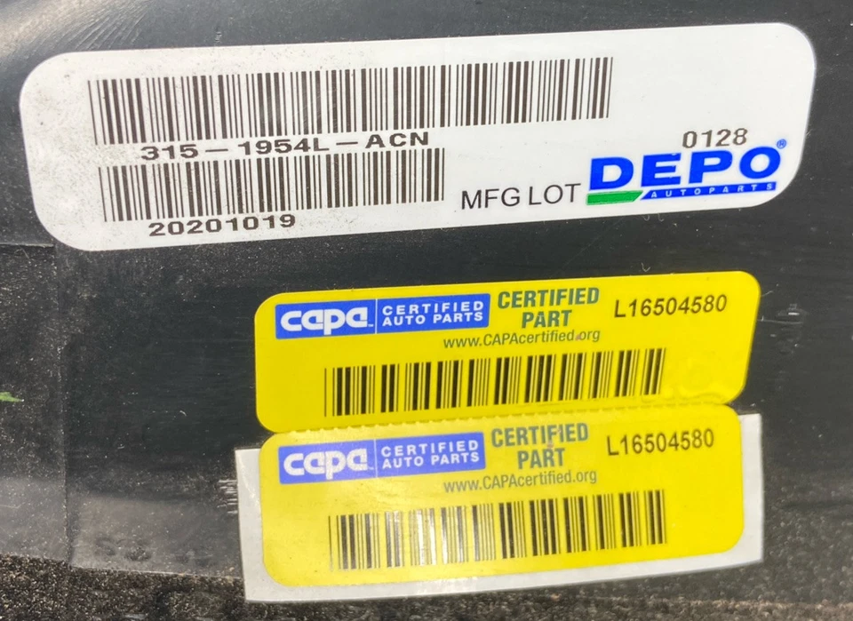 Luz trasera izquierda del lado del conductor pequeños rasguños y arañazos para Nissan Frontier 14-21 Foto 3 de 3