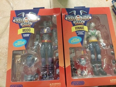 Biker Mice from Mars Action Figure Lot Of 2 Modo Throttle Vinnie  2024