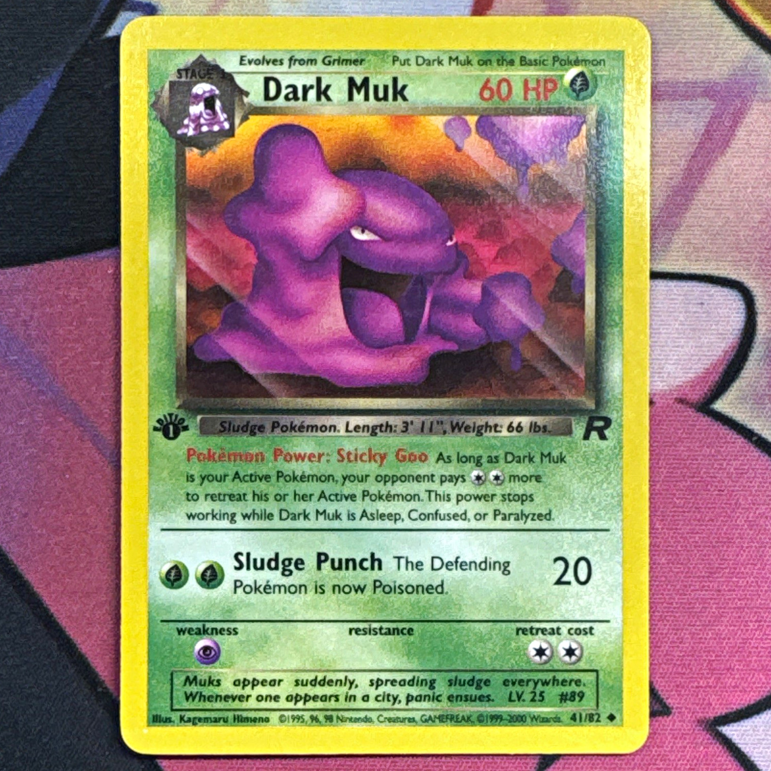 Wizards of the Coast Dark Muk 41/82 Team Rocket Regular Rare EN 60HP Unlimited