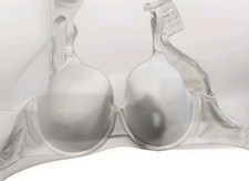 NEW Gratlin Nursing Bra Underwire 32H Support Full Coverage Lightly Padded White