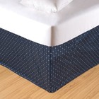 Colonial Williamsburg Stafford Dots Queen Bed Skirt Drop Length: 18 inches