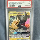 Pokemon TCG 2019 SM-Team Up Pikachu & Zekrom GX 33/181 EN Holo PSA 9