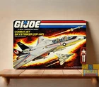 GI Joe Combat Jet Skystriker Xp-14f Metal Poster Vintage Sign (20x30cm)