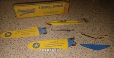 RARE 1940s Wright-Dayton Original Airplane Model Goon's Ice Cream W/Instructions