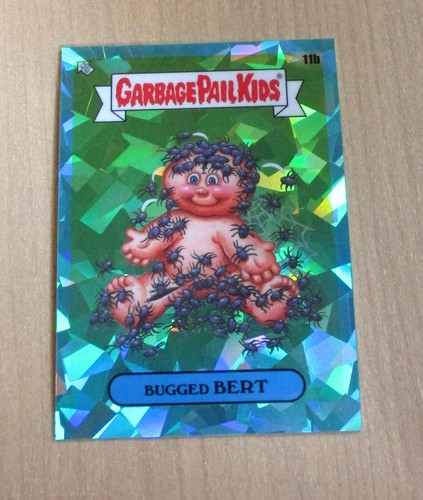 2020 Topps Garbage Pail Kids GPK SAPPHIRE Teal Refractor Bugged BERT 11b /99