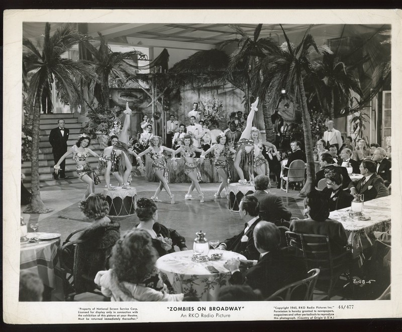 ZOMBIES on BROADWAY Original 1953 8 x 10 Glamour Still NIGHT CLUB SHOWGIRLS vv 