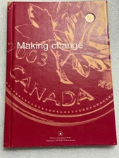 2003 Royal Canadian Mint Annual Report with Gold Plated Penny