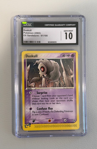 Duskull graded CGC 10 for sale on eBay