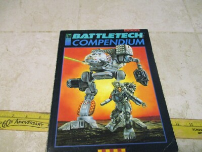 #ad The Battletech Compendium FASA 1640 VTG RPG Gaming Manual $39.95