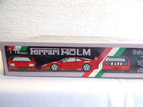 Kit/Kit Ferrari F40 LM - 1:16 - Fujimi 10116 Rosso - IMBALLO ORIGINALE - Foto 2 di 8