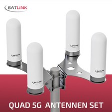 Antenna Kit for iNet GL-X3000 Spitz AX 5G Mobile Radio 4x 9dBi 2M Coaxial Cable SMA