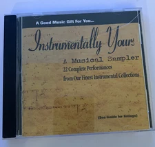 💥Instrumentally Yours Music CD : A Musical Sampler 1999 Free Shipping
