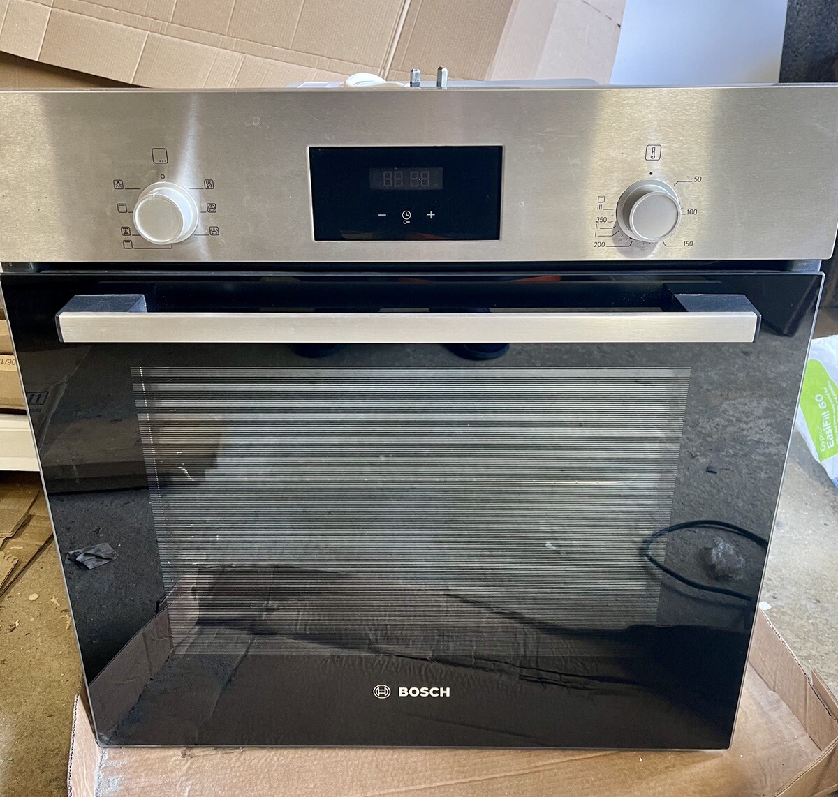 Bosch HBF113BR0B Single Oven Built In Electric 60cm Fan Stainless Steel